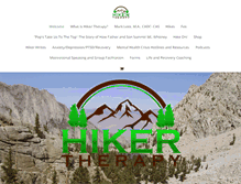 Tablet Screenshot of hikertherapy.com